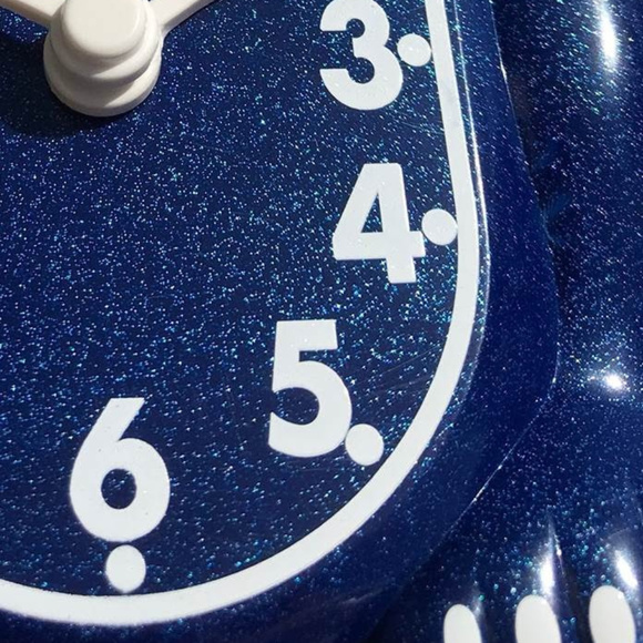 Limited Edition Galaxy Blue Kit-Cat Klock clock - Picture 3 of 6